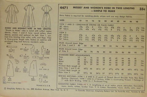 MISSES AND WOMENS ROBE