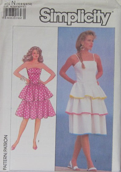 MISSES' DRESS ADJUSTABLE FOR MISS PETITE