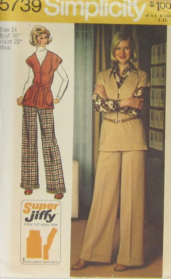 MISSES JACKET AND PANTS