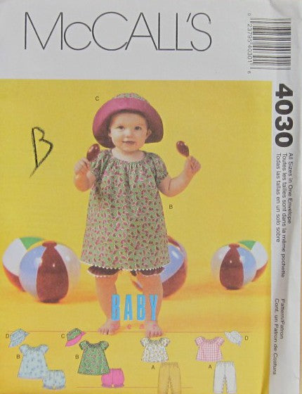 INFANTS TOP DRESS PANTIES PANTS AND HAT