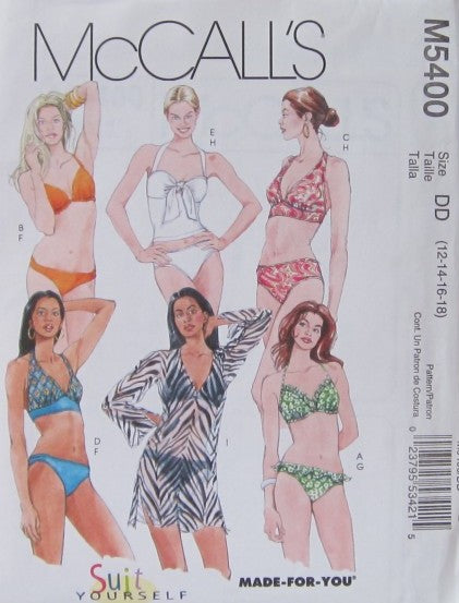 MISSES TWO PIECE BATHING SUIT AND COVER UP