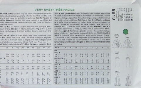 MISSES TOP AND SKIRT