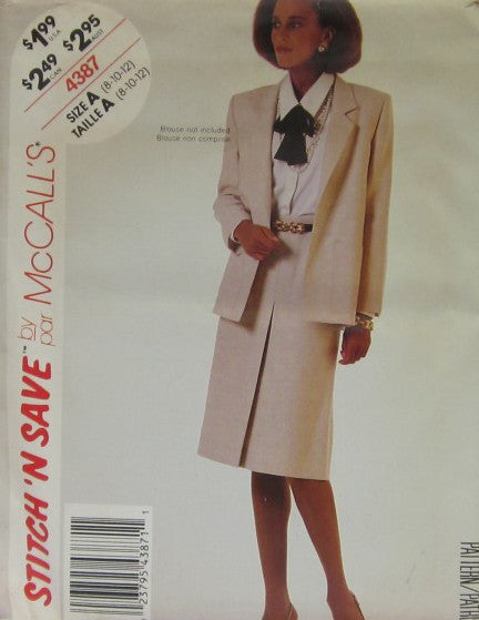 MISSES JACKET AND SKIRT
