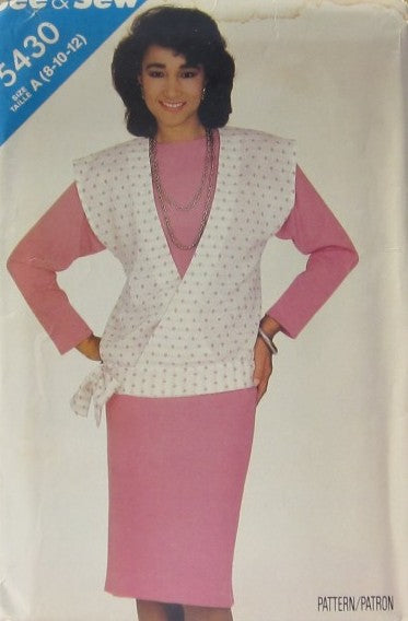 MISSES' DRESS AND TOP