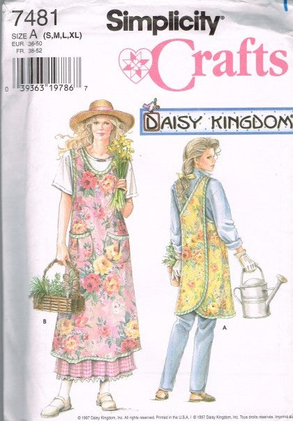 MISSES APRON IN TWO LENGTHS