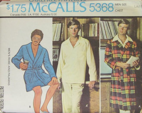 MEN'S ROBE AND PAJAMAS