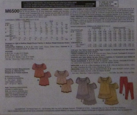 CHILDRENS/GIRLS TOPS DRESSES AND LEGGING