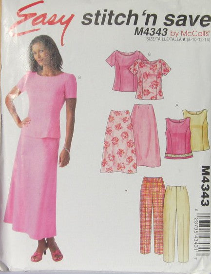 MISSES/MISS PETITE TOPS PANTS AND SKIRT: