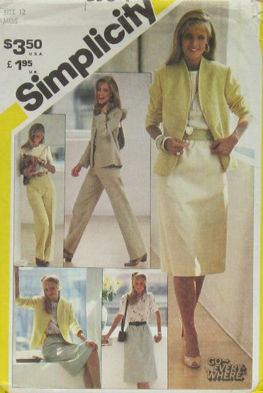 MISSES' GO-EVERYWHERE TM SKIRT, STRAIGHT-LEG PANTS, BLOUSE AND