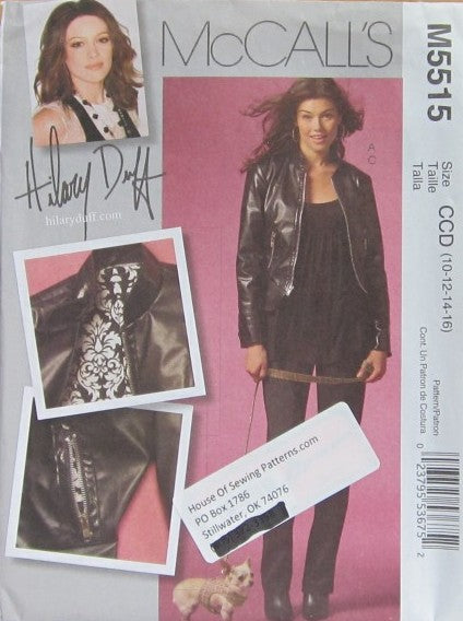 MISSES' LINED JACKET AND PANTS