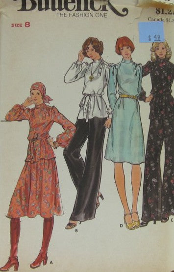 MISSES DRESS TUNIC SKIRT PANTS SCARF AND BELT