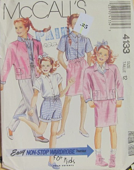 GIRLS JACKET SHIRT SKIRT PANTS AND SHORTS