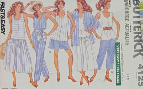 MISSES/MISSES PETITE JACKET TOP DRESS SHORT PANTS AND SASH