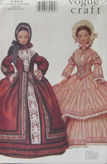 11.5 29CM FASHION DOLL CLOTHES CIRCA 1840 1850