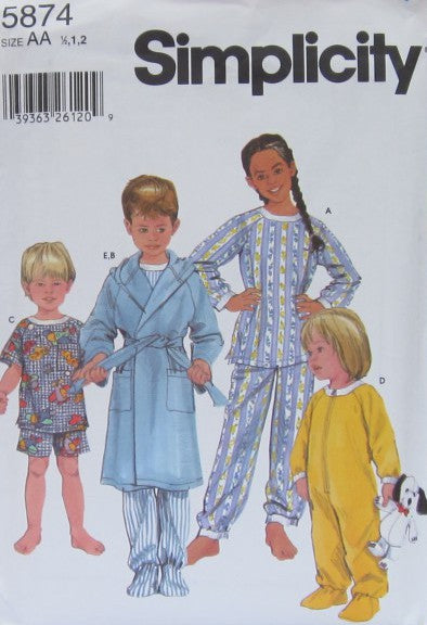TODDLERS' AND CHILD'S SLEEPWEAR AND ROBE
