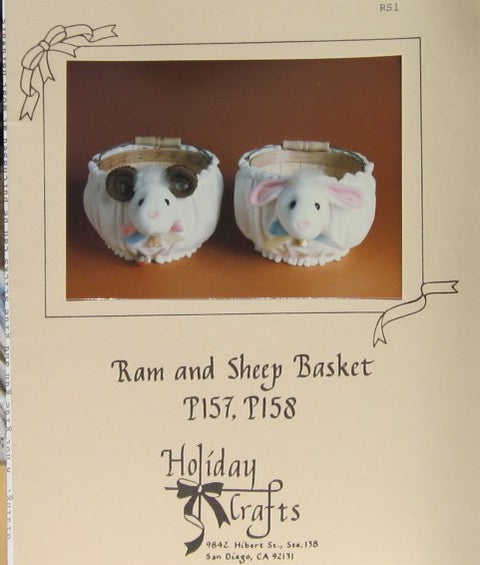 RAM AND SHEEP BASKET