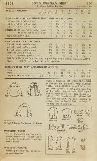 WESTERN SPORTS SHIRT