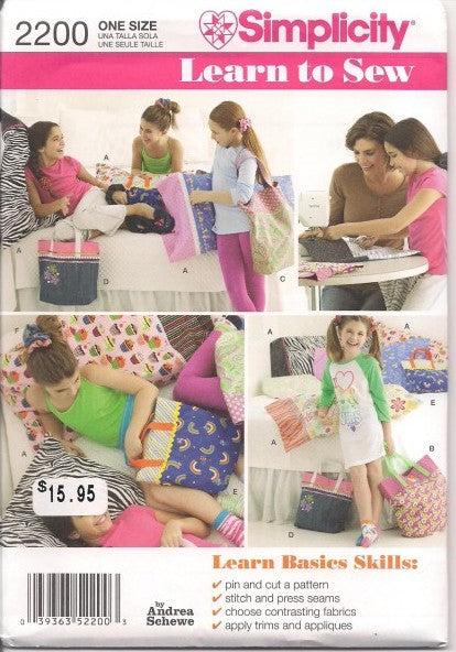 PILLOWCASE, TOTE AND HAIR BAND