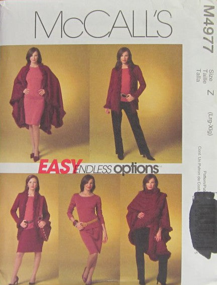 MISSES'/MISS PETITE CAPE, JACKET, TOP, SKIRT AND PANTS