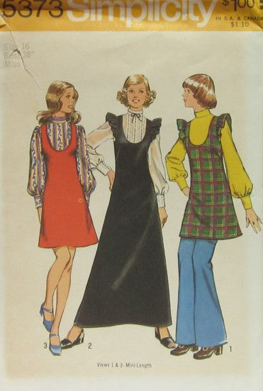 JUNIOR PETITE' AND MISSES' JUMPER IN TWO LENGTHS, AND BLOUSE