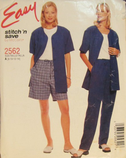 MISSES JACKET PANTS AND SHORTS
