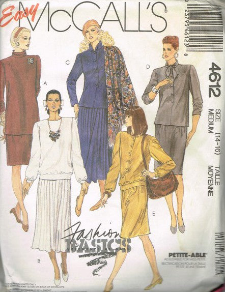 MISSES' TWO-PIECE DRESSES AND SCARF