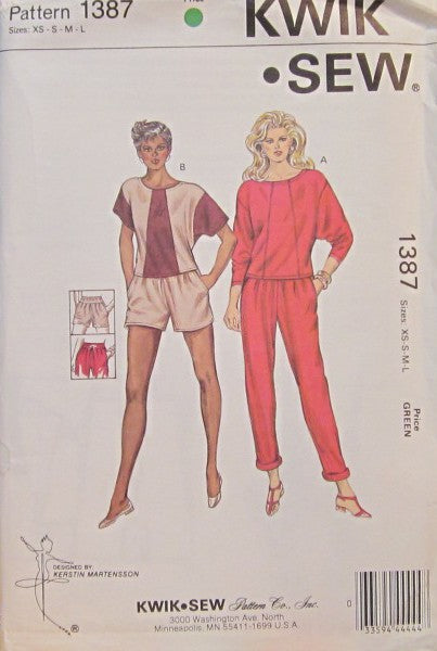 MISSES PANTS SHORT AND TOP