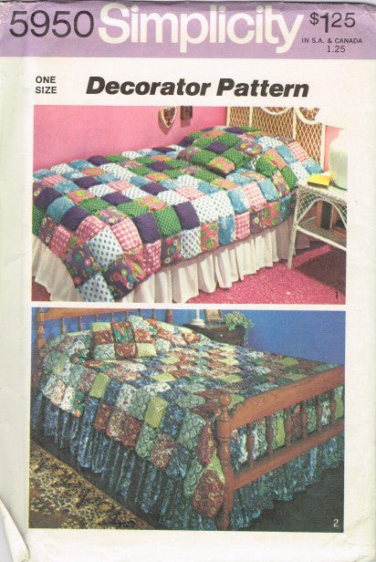 PUFF QUILT-COVERLET FOR TWIN AND FULL SIZE BED AND PUFF PILLOW