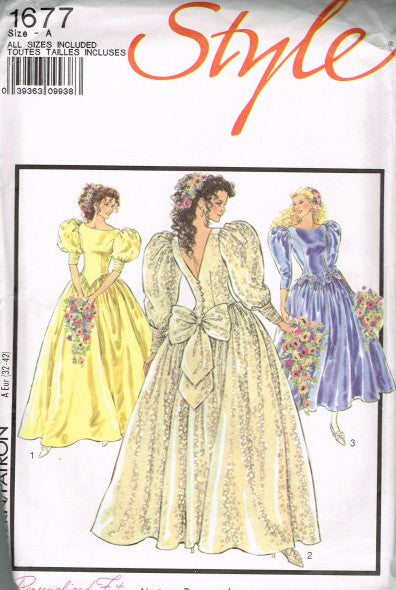 MISSES' WEDDING DRESS OR BRIDESMAID DRESS