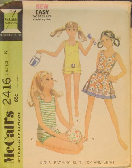 GIRLS BATHING SUIT