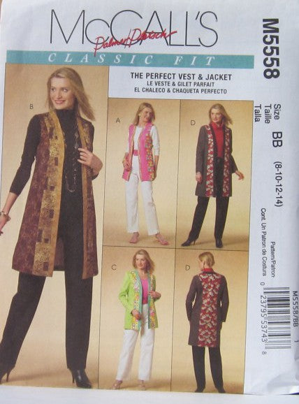 MISSES VEST AND JACKET