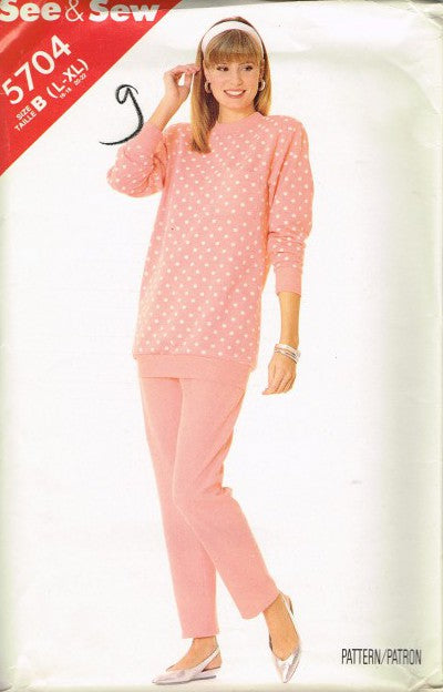 MISSES' TOP AND PANTS