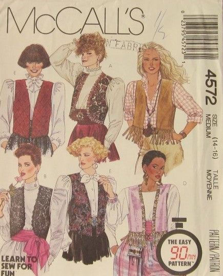 MISSES LINED VESTS
