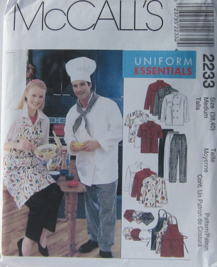 MISSES AND MEN'S JACKET SHIRT APRON PANTS