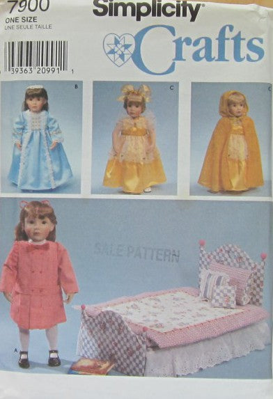 BEDDING AND CLOTHES FOR 18" (45.5 CM) DOLL
