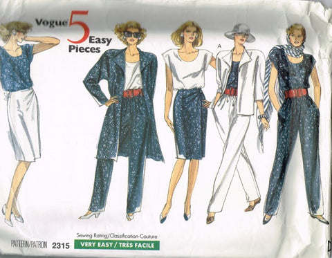 MISSES'/HALF-SIZE JACKET, TOP, SKIRT AND PANTS