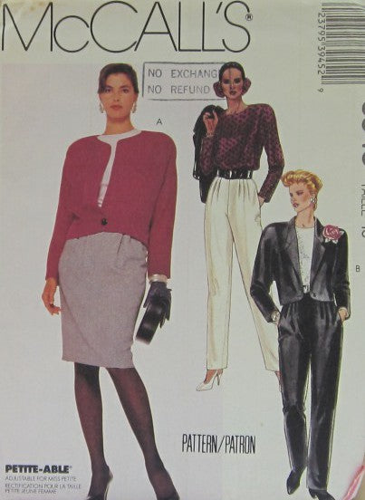 MISSES JACKETS BLOUSE SKIRT AND PANTS