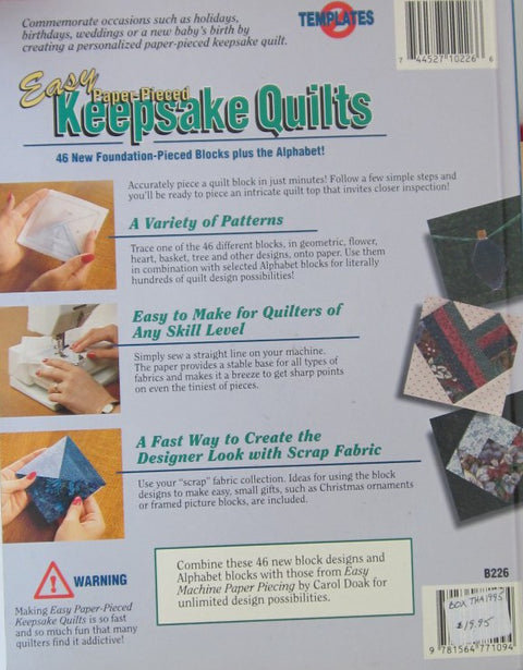EASY KEEPSAKE QUILTS