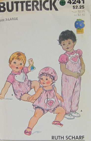 INFANTS TOP JUMPER PANTIES HAT AND JUMPSUIT