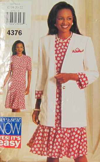 MISSES/MISSES PETITE JACKET AND DRESS