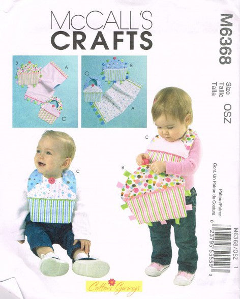 BURP CLOTH CLOTH RIBBON TOY AND BIB