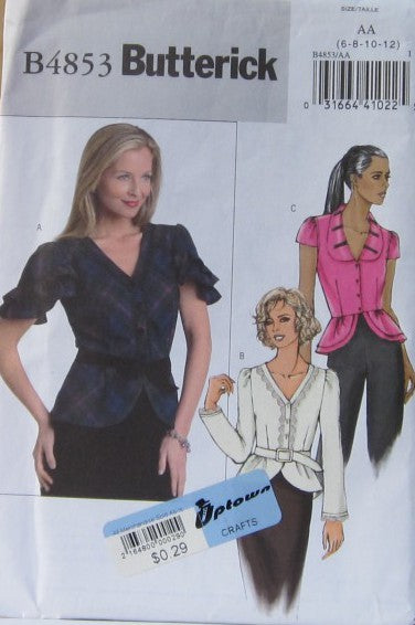 MISSES/MISSES PETITE TOP AND BELT