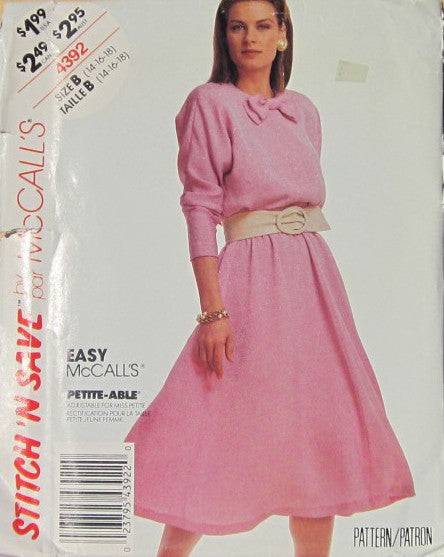 MISSES DRESS AND BELT