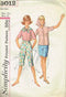 SUB-TEENS' PANTS IN TWO LENGTHS (JAMAICAS AND CABIN BOY), BLOUSE