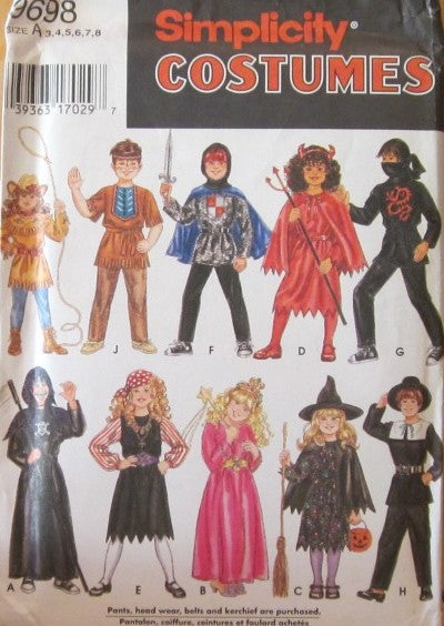 CHILDS MIX AND MATCH COSTUMES