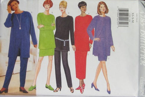 MISSES/MISSES PETITE JACKET TOP TUNIC SKIRT AND PANTS