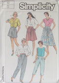 PANTS AND CULOTTES IN TWO LENGTHS AND SKIRT