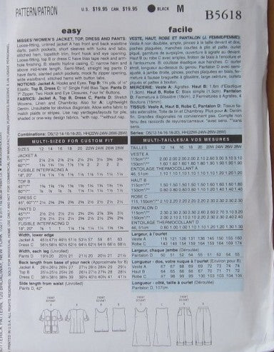 MISSES WOMENS JACKET TOP DRESS AND PANTS