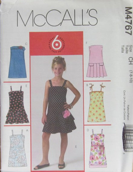 GIRLS' DRESSES IN TWO LENGTHS