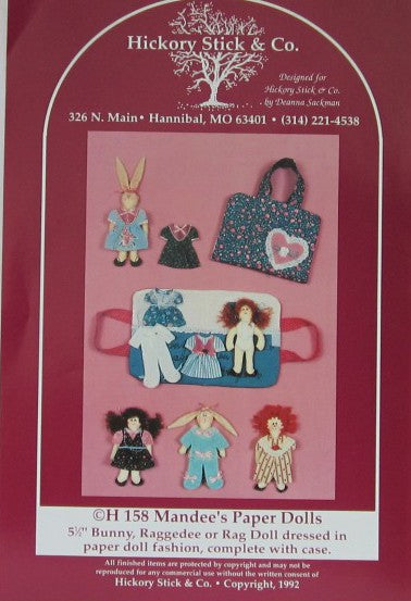 MANDEES POCKET PAPER DOLLS